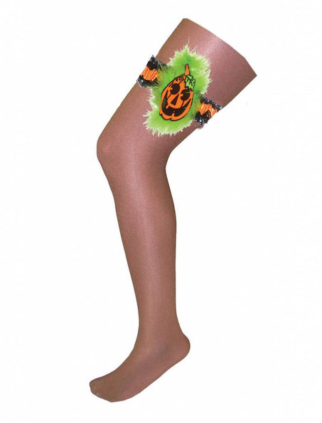 Funny Fashion Kousenband met pompoen