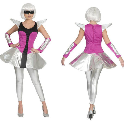 Funny Fashion Lady Ga Ga kostuum Space