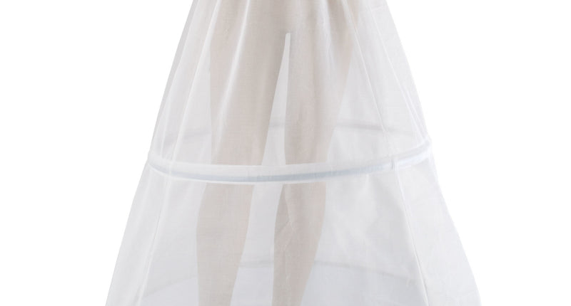 Funny Fashion Lange witte hoepelrok