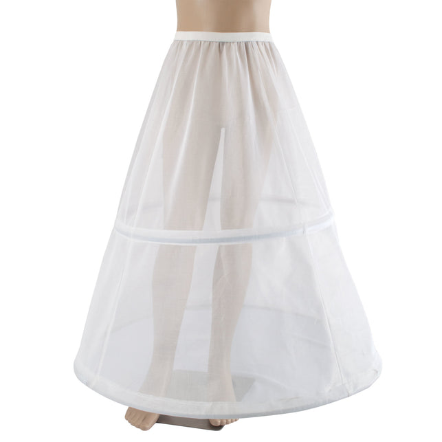 Funny Fashion Lange witte hoepelrok