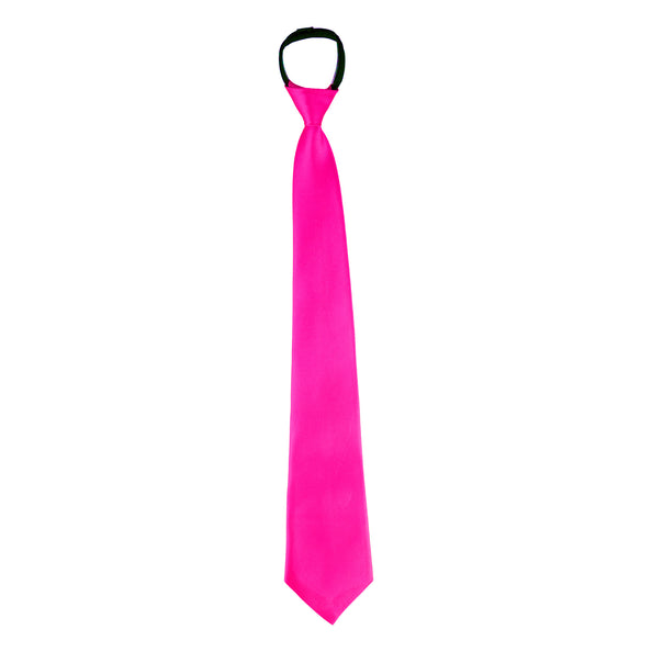 Funny Fashion Leuke neon roze stropdas
