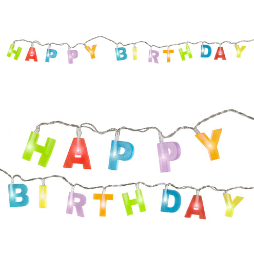 Funny Fashion Lichtslinger Happy Birthday