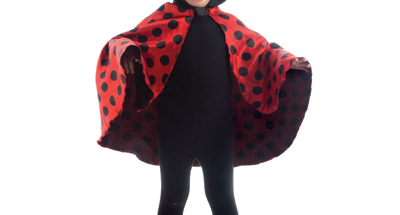 Funny Fashion Lieveheersbeestje cape voor peuters