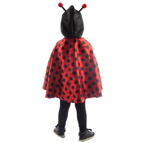 Funny Fashion Lieveheersbeestje cape voor peuters