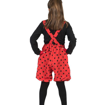 Funny Fashion Lieveheersbeestje meisjes overall