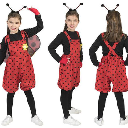 Funny Fashion Lieveheersbeestje meisjes overall