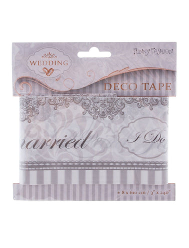 Funny Fashion Lint Just married 8x610cm