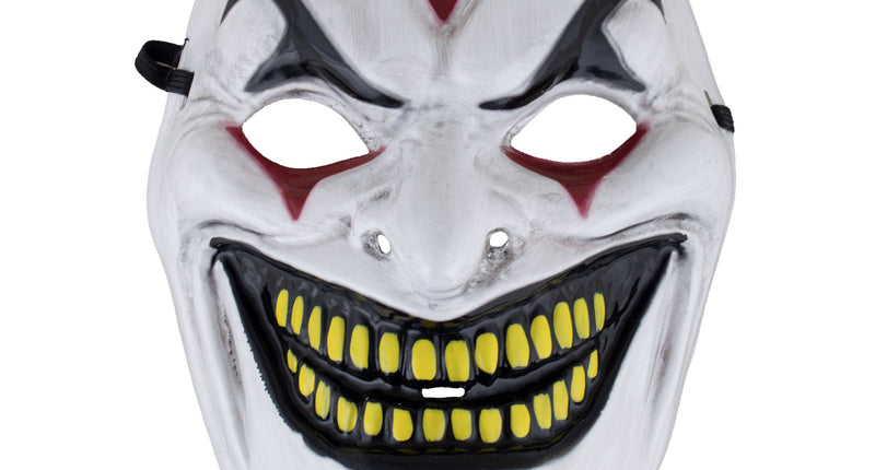 Funny Fashion Masker clown met brede mond