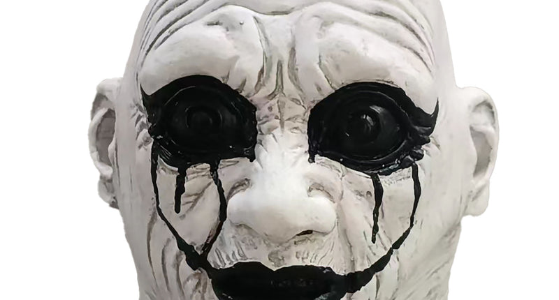 Funny Fashion Masker latex zombie wit