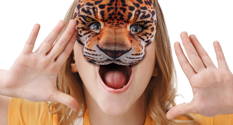 Funny Fashion Masker luipaard