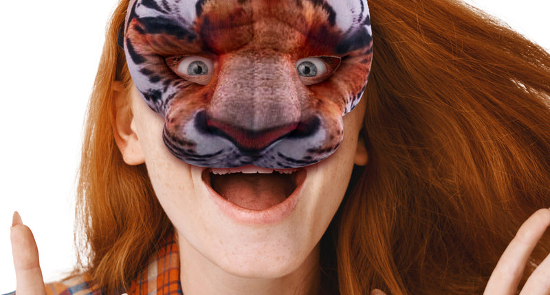 Funny Fashion Masker tijger