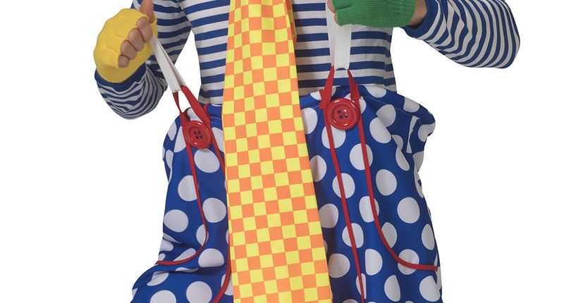 Funny Fashion Mega stropdas clown Abel