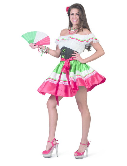 Funny Fashion Mexicaanse jurk  Maria dames