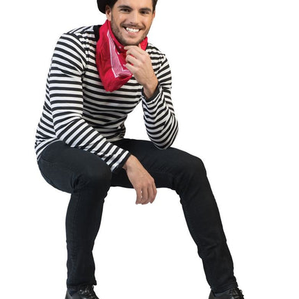 Funny Fashion Mime Shirt voor volwassenen