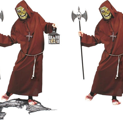 Funny Fashion Monnik kostuum bruin