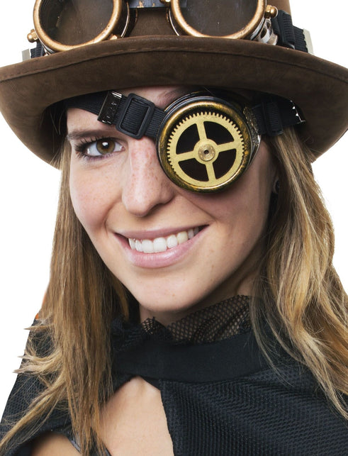 Funny Fashion Monocle steampunk bril met tandwiel