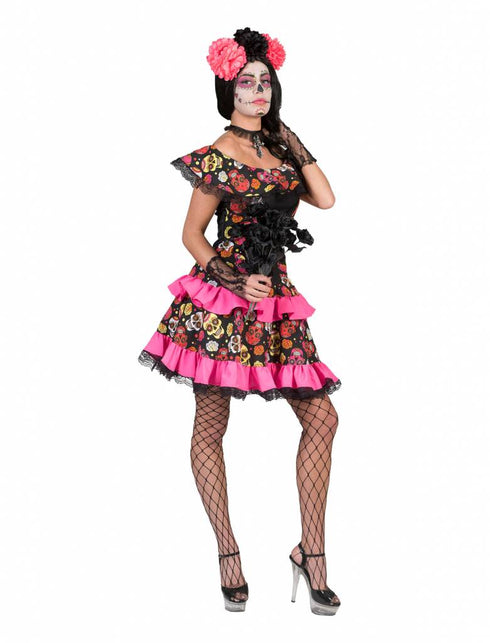 Funny Fashion Muerto Miranda jurk