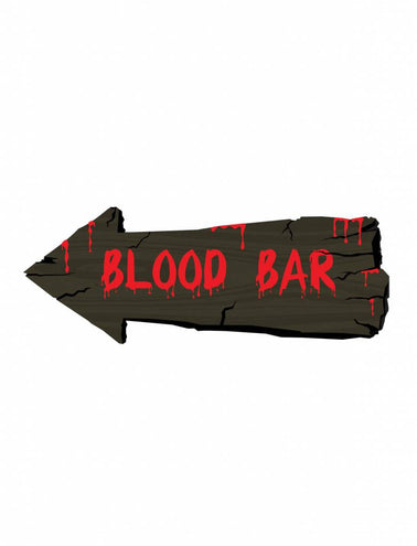 Funny Fashion Muur decoratie Halloween Bloed bar