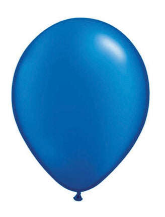 Funny Fashion Navy blauwe latex ballonnen 100st.
