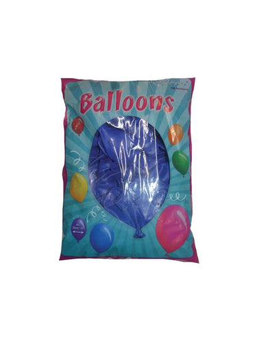 Funny Fashion Navy blauwe latex ballonnen 100st.