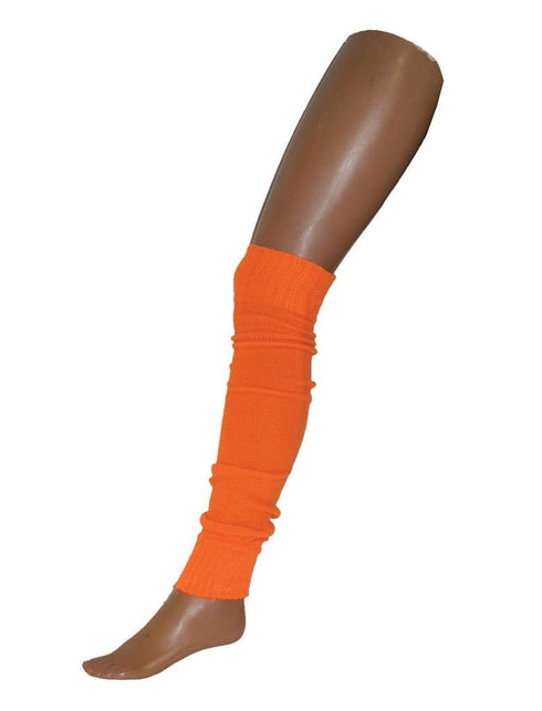 Funny Fashion Neon oranje beenwarmers 70cm