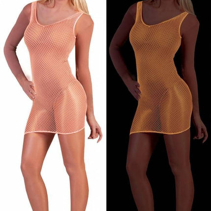 Funny Fashion Neon oranje net jurkjes