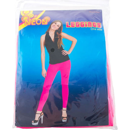 Funny Fashion Neon roze legging