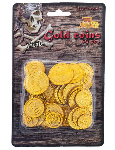 Funny Fashion Nep gouden muntstukken piraat