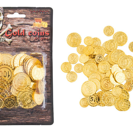 Funny Fashion Nep gouden muntstukken piraat