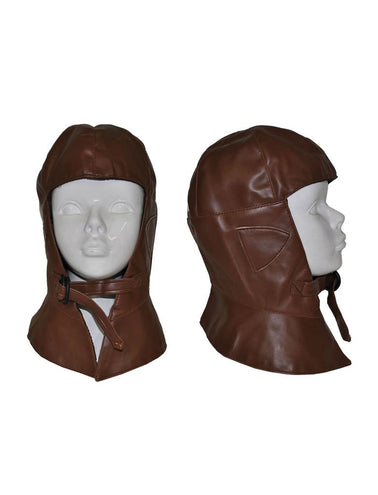 Funny Fashion Nep leren vliegenier muts