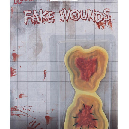 Funny Fashion Nep Litteken stickers voor Halloween