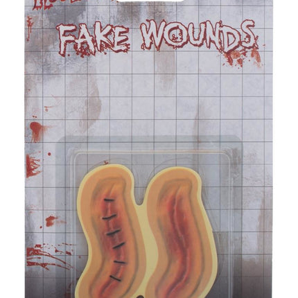 Funny Fashion Nep Litteken stickers voor Halloween