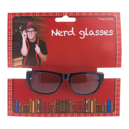 Funny Fashion Nerd bril met grote glazen