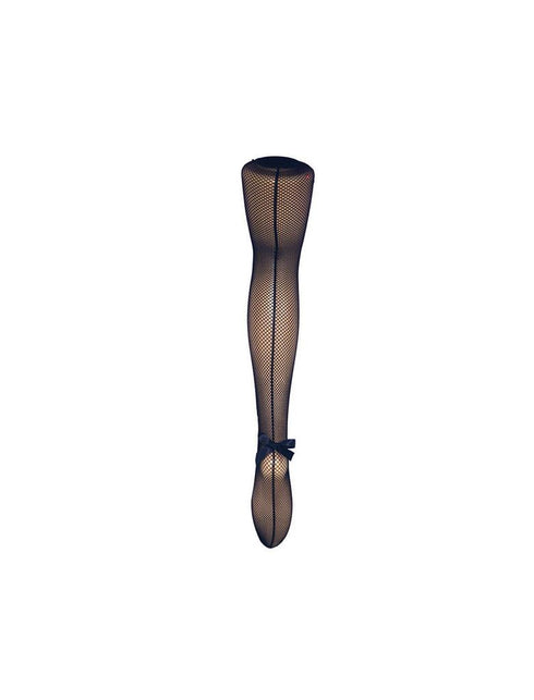 Funny Fashion Netkousen met zwarte strik