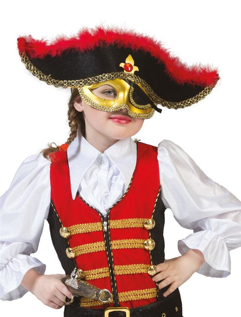 Funny Fashion Oogmasker piraat Nathalie