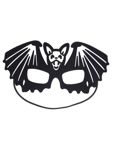 Funny Fashion Oogmasker vleermuis of spin