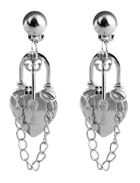 Funny Fashion Oorbellen met slot gevangene