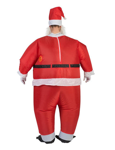 Funny Fashion Opblaasbaar Kerstman pak Santa