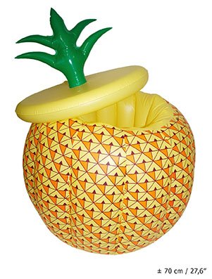 Funny Fashion Opblaasbare ananas koeler 70cm