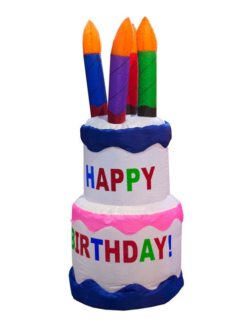 Funny Fashion Opblaasbare cake Happy Birthday 125cm
