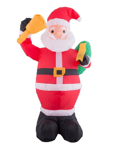 Funny Fashion Opblaasbare kerstman 120cm