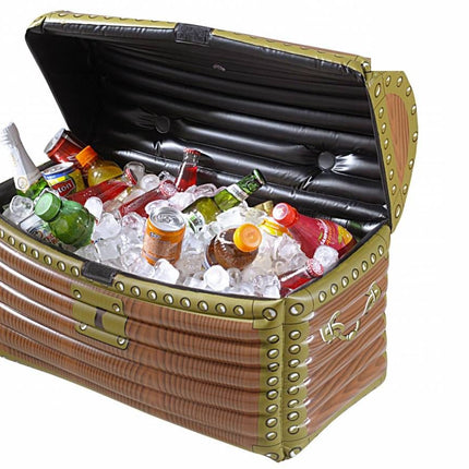 Funny Fashion Opblaasbare piraten schatkist