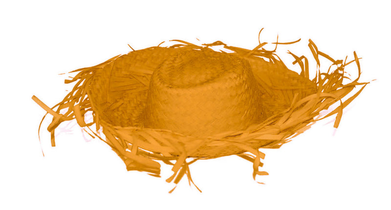 Funny Fashion Oranje strohoed Aloha