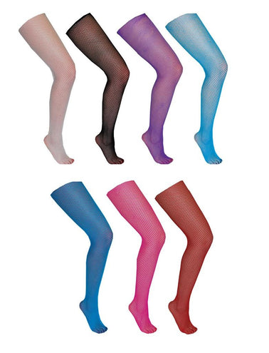 Funny Fashion Paarse visnet  disco net panty