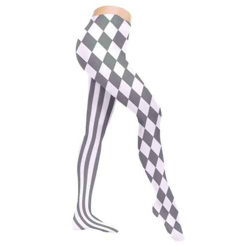 Funny Fashion Panty Harlekijn let op alleen voorzijde bedrukt.