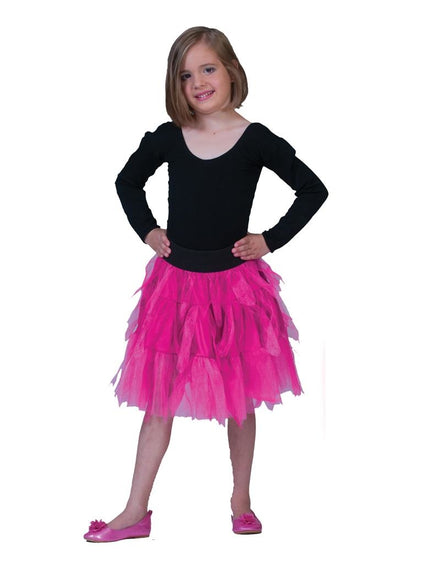 Funny Fashion Petticoat neon roze Lili kind