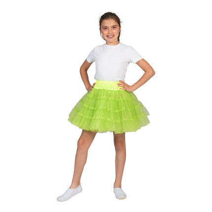 Funny Fashion Petticoat Sterre groen
