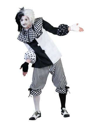 Funny Fashion Pierrot Pedrolino carnavalspakken