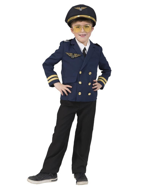 Funny Fashion Piloten jas Pete kinderen