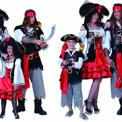 Funny Fashion Piraten jurk Wendy